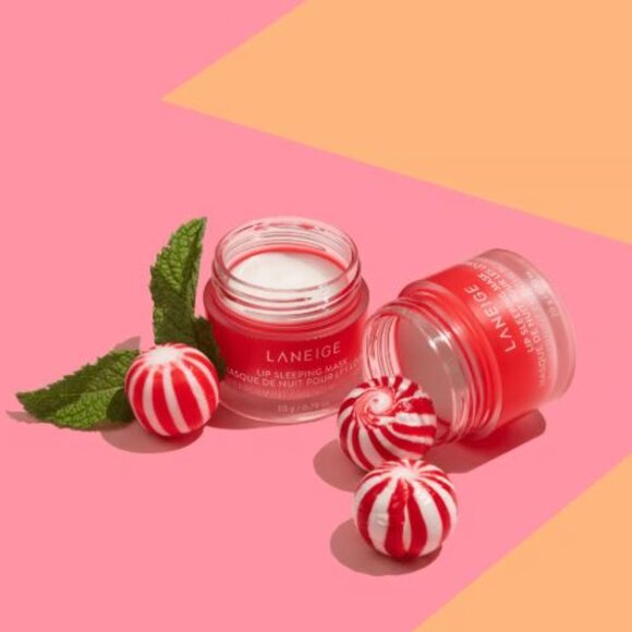 Laneige Peppermint Lip Sleeping Mask Limited Ed. 8g Mini Size New - Picture 2 of 4